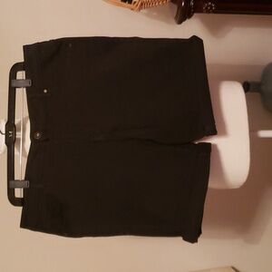 Loralette black denim shorts size 16